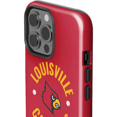 University of Louisville Cardinals Faded iPhone 15 Pro Max Impact Case